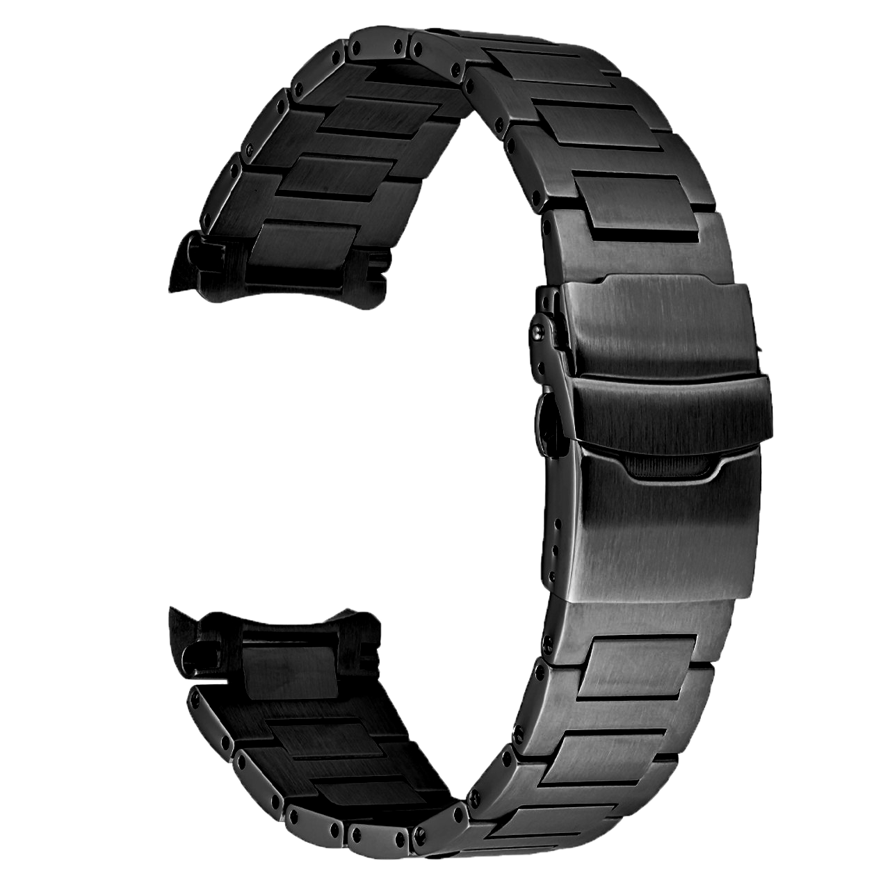 Black Stainless Steel Strap