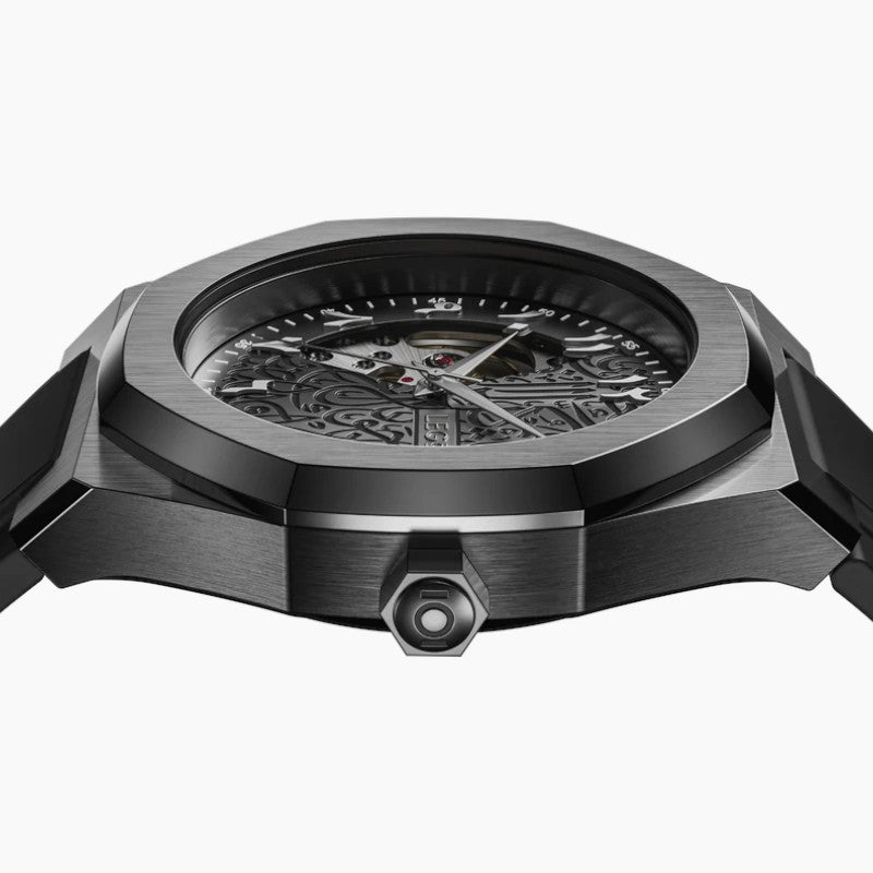 NURVAN V350 - Men’s Blue Arabic Dial Automatic Movement Watch