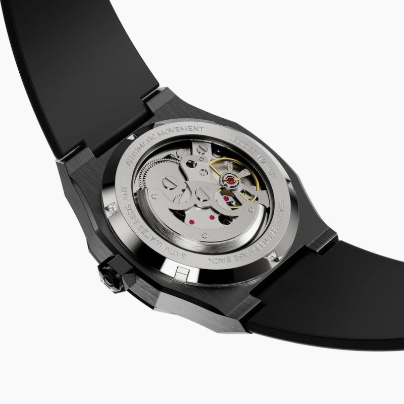 NURVAN V350 - Men’s Blue Arabic Dial Automatic Movement Watch